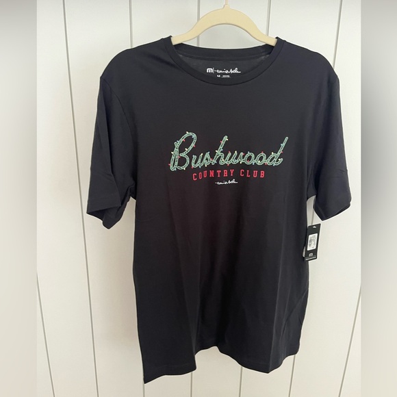 NWT Travis Matthew T-shirt Black Size Medium - Picture 1 of 2